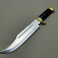 Custom Ancient Handmade Bowie Knife With Leather Sheath