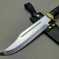 Custom Ancient Handmade Bowie Knife With Leather Sheath