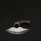 Custom Handmade Ullu Knife With Wooden Handle