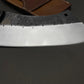Hand Forged Cleaver Knife With Hand Stitched Leather Sheath