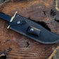 Custom Handmade Vintage Bowie Knife: Smithsonian Replica in D2 Steel with Buffalo Horn Handle
