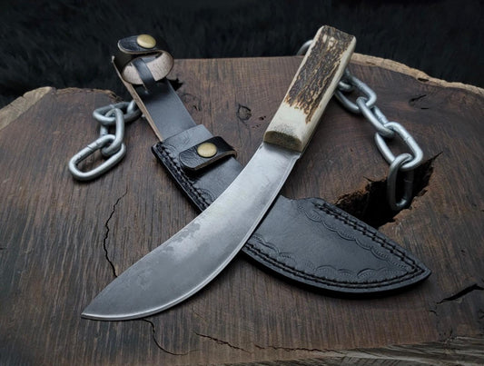 The Texas Chain Saw Massacre Movie Replica Knife with Leather Sheath