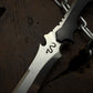 Resident evil 4 Remake Jack Krauser Knife Replica(New Shape): D2 Steel Full Tang with Leather Sheath