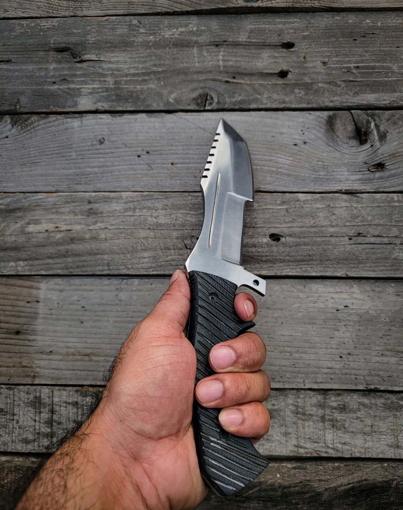 Tom Brown Tracker: Handmade Full Tang Fixed Blade Hunting Knife