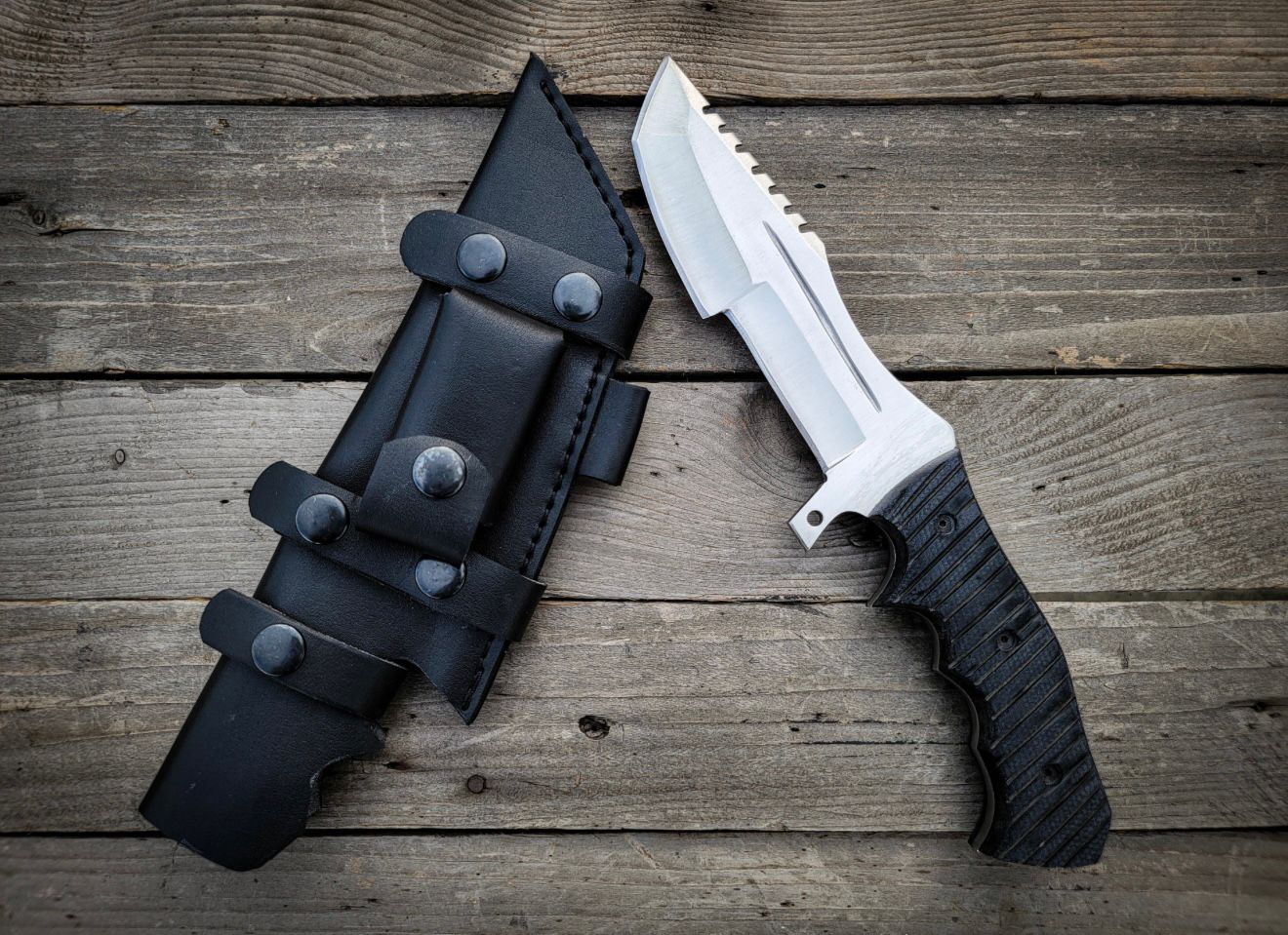 Tom Brown Tracker: Handmade Full Tang Fixed Blade Hunting Knife