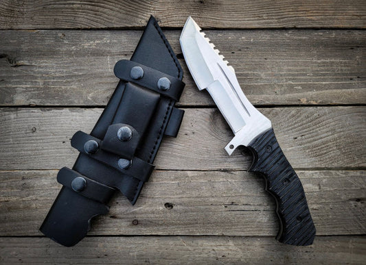Tom Brown Tracker: Handmade Full Tang Fixed Blade Hunting Knife