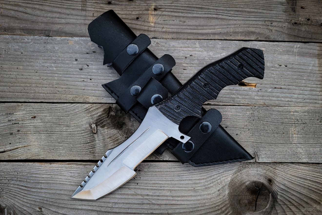 Tom Brown Tracker: Handmade Full Tang Fixed Blade Hunting Knife