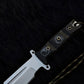 Custom handmade the walking dead daryl dixon replica knife with leather sheath