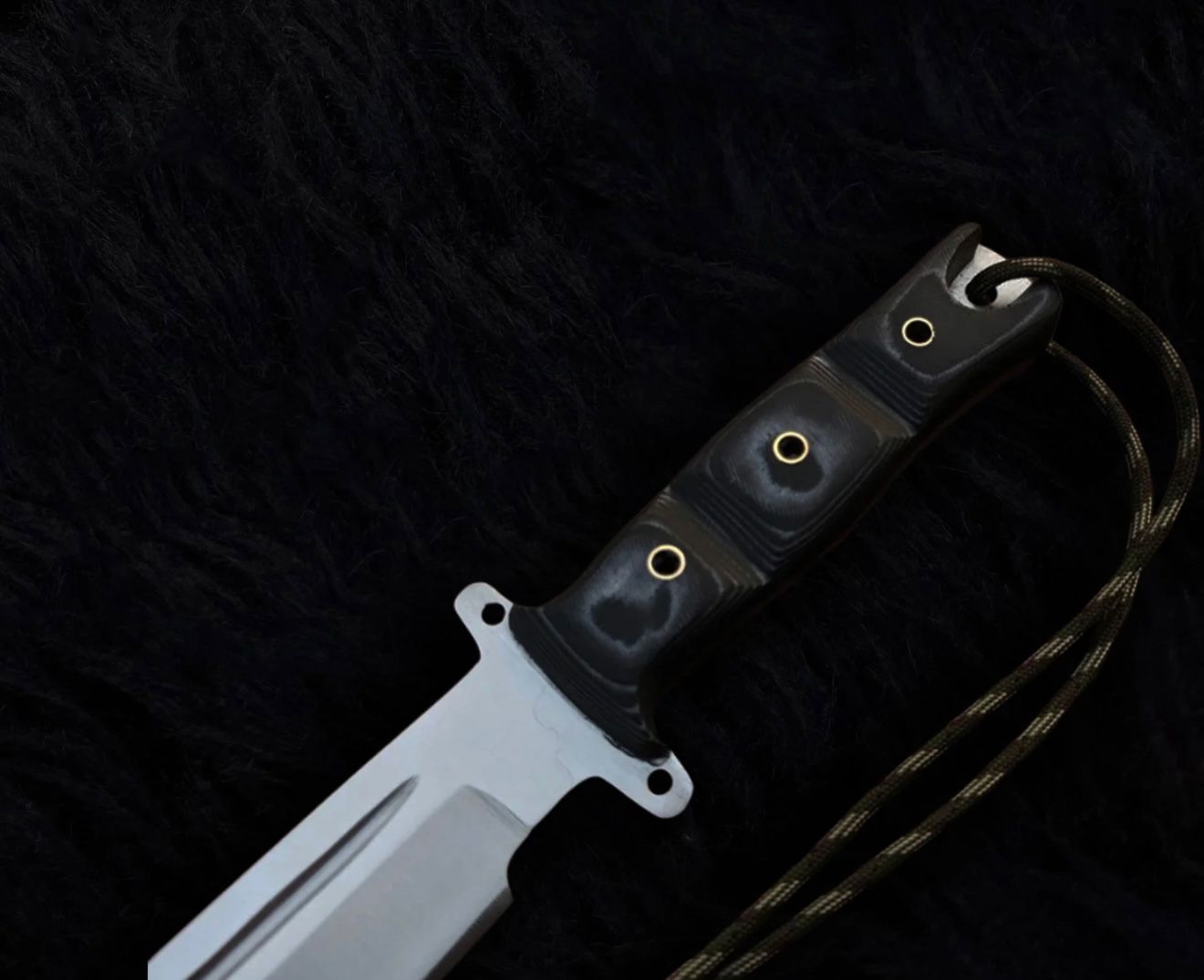 Custom handmade the walking dead daryl dixon replica knife with leather sheath