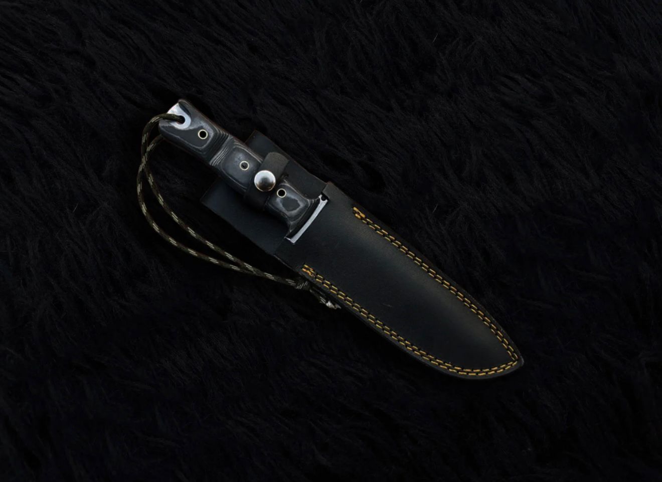 Custom handmade the walking dead daryl dixon replica knife with leather sheath
