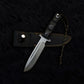 Custom handmade the walking dead daryl dixon replica knife with leather sheath